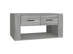 Table basse, table d'appoint, table de salon sonoma gris 80x50x40 cm bois d'ingénierie cf39707