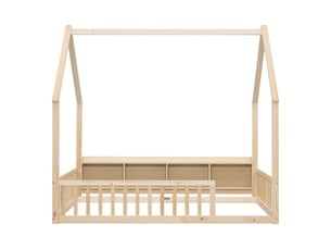 Lit cabane 140x200 cm Sol Morn coloris naturel