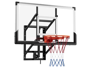 Vevor panier de basket-ball mural 139 cm avec panneau en pc de 2,8 mm extérieur