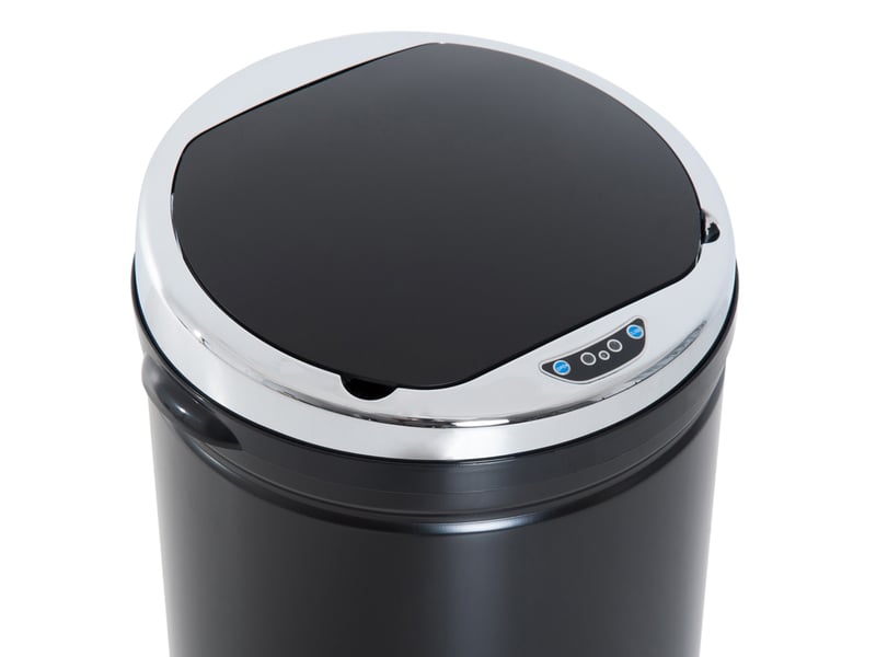 Poubelle automatique à capteur 42 l en acier noir evryae  - Conforama C