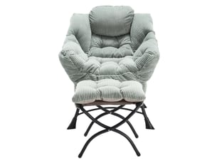 Fauteuil fixe MAISONORA  Velours côtelé vert