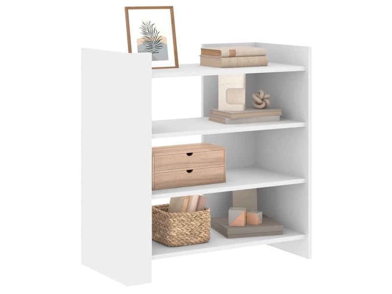  Buffet - bahut - meuble de rangement blanc 73,5x35x75 cm bois d’ingénierie  - Conforama C