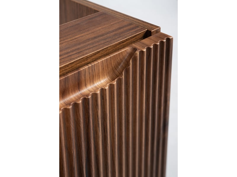  Ensemble salle de bain avec étagère novo l.120 cm effet noyer warmia  - Conforama W