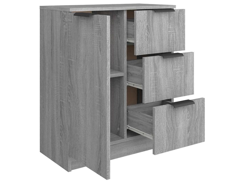  Buffet - bahut - meuble de rangement sonoma gris 60x30x70 cm bois d'ingénierie  - Conforama E