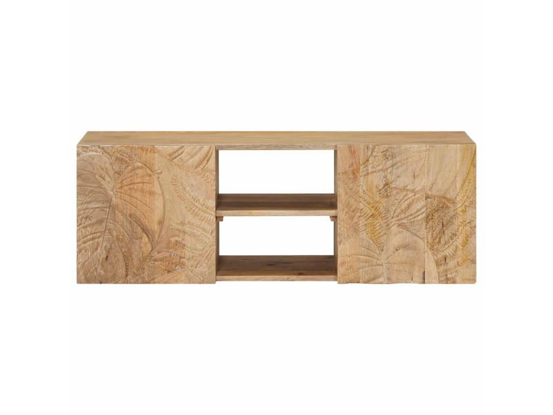  Meuble tv - banc tv - meuble de rangement mural avec étagère avec stockage 100 x 30 x 35 cm  - Conforama E