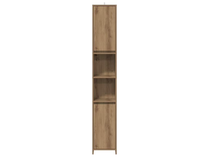  Armoire de salle de bain, cabinet de salle de bain chêne artisanal 30x30x183,5 cm cf65060  - Conforama C