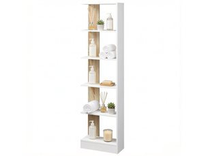 Bibliotheque coloris  bicolore 5 étagère(s) <strong>DESMIU</strong> <strong></strong> - 21 cm x 170 cm