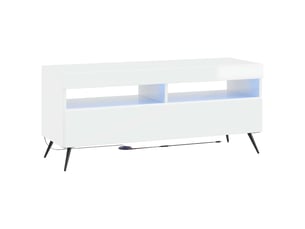 Meuble tv coloris blanc 1 cm <strong></strong> <strong></strong>