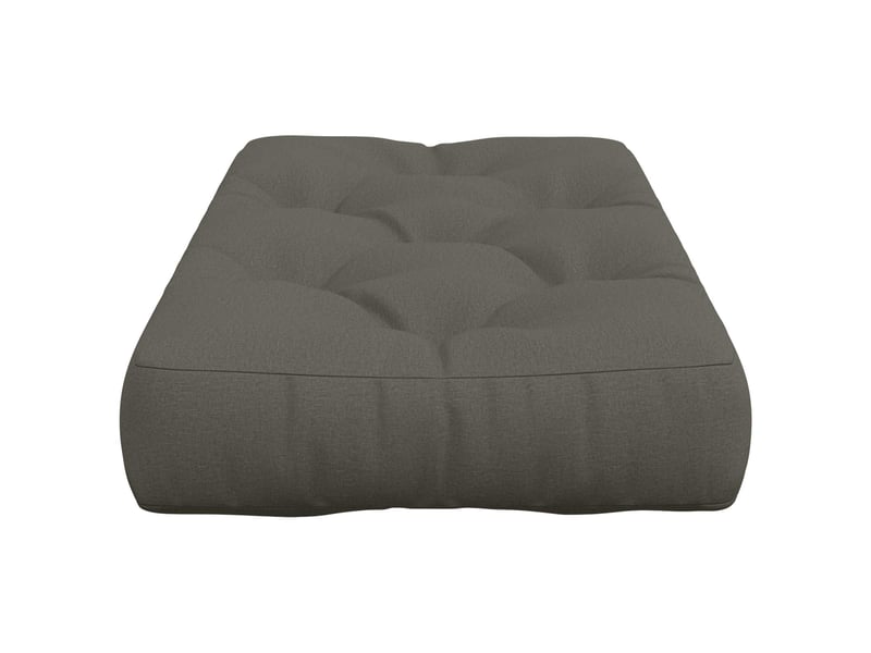 Coussin de siège en palette, coussin d'assise vianen 100 % polyester gris cf55888 - Conforama D