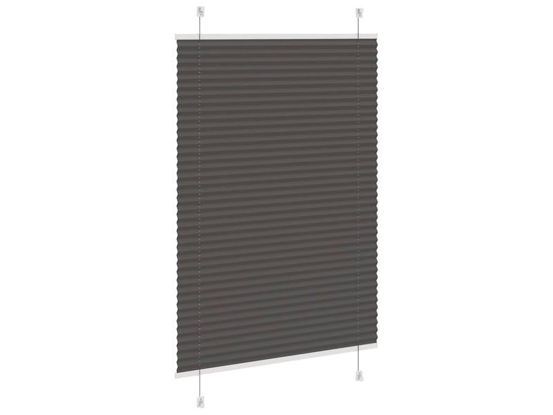 Store plissé, store de fenêtre noir 95x100 cm largeur du tissu 94,4 cm polyester cf46964 - Conforama D