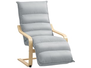 Fauteuil relax manuel  PANGIVO Velours gris