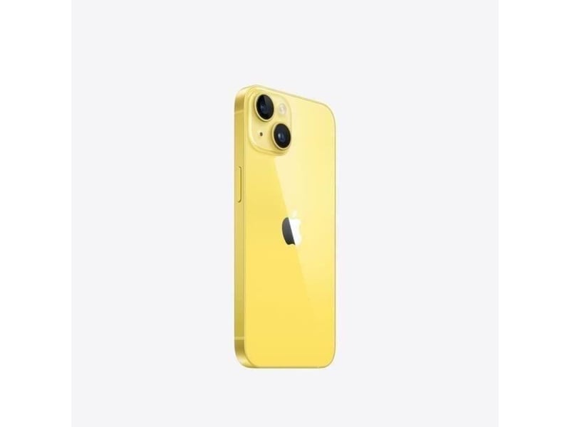  Smartphone iphone 14 128 go jaune reconditionne excellent 2023 double sim  - Conforama B