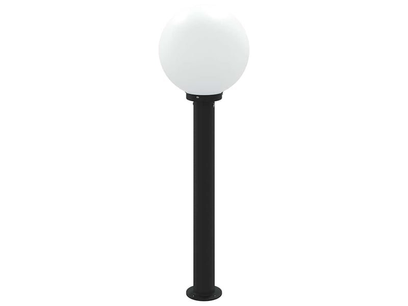 Borne lumineuse, lampadaire avec détecteur 80 cm noir ip44 - Conforama E