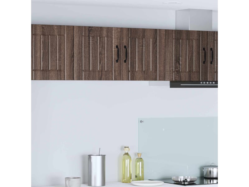  Meuble mural de cuisine, armoire de cuisine chêne brun 80x31x40cm bois d'ingénierie shl822  - Conforama B