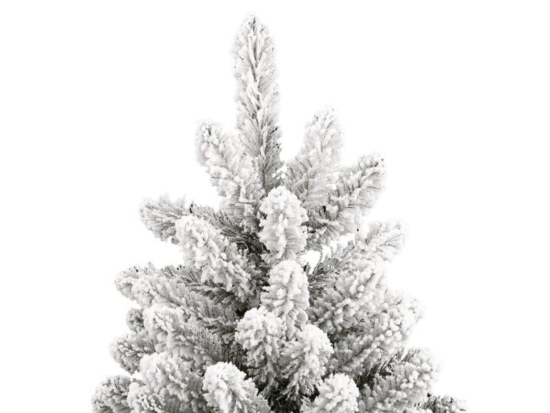  Sapin de noël artificiel, arbre de noël à charnières avec neige floquée 270 cm  - Conforama D