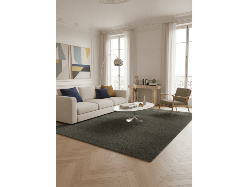  Tapis uni lavable en machine everyday - 140x200 cm  - Conforama B