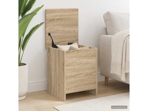 Coffre de rangement avec stockage chêne sonoma 40x40x50 cm