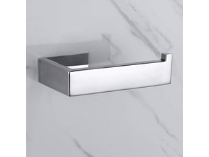 Porte-rouleau de papier toilette sans perçage - en acier inoxydable chromé 304 - perçage