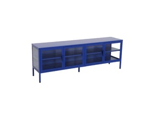 Meuble tv coloris bleu 160 cm <strong></strong>  <strong></strong>