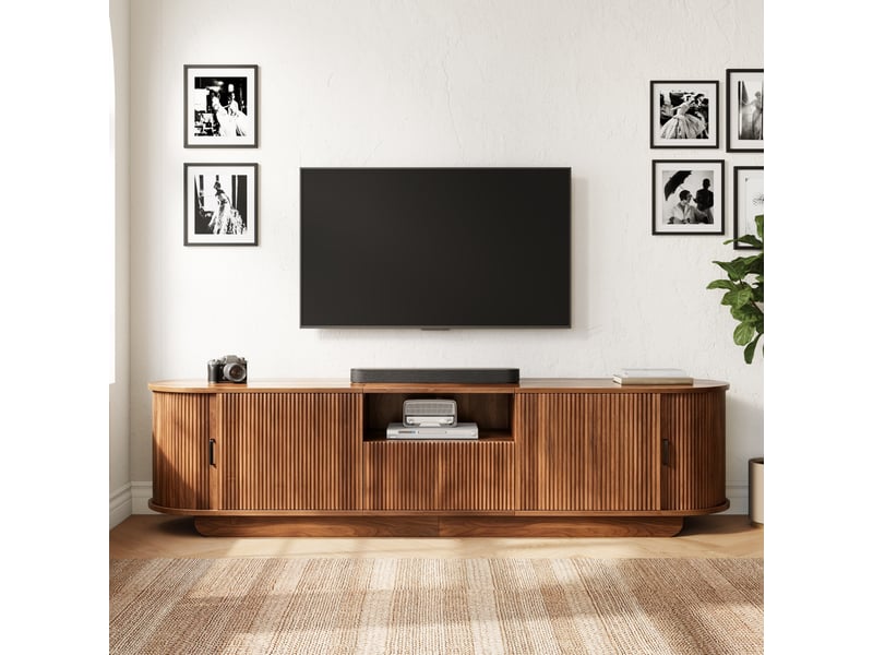  Lit coffre rembourré 90x200 cm en velours beige, tête de lit en forme de fleur, rangement hydraulique, éclairage led et cadre métallique  - Conforama B