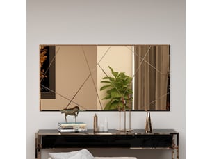 Miroir rectangulaire à poser coloris multicolore <strong>AHD AMAZING HOME DESIGN</strong> <strong></strong> - 60 cm x 2.2 cm