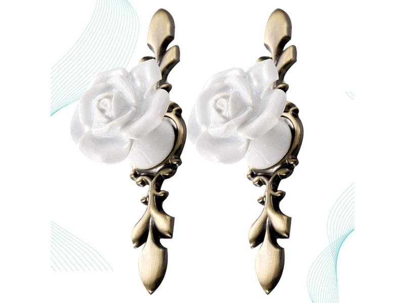  Bouton de porte en laiton, 10 pièces, poignées en laiton vintage, boutons pour meubles  - Conforama C