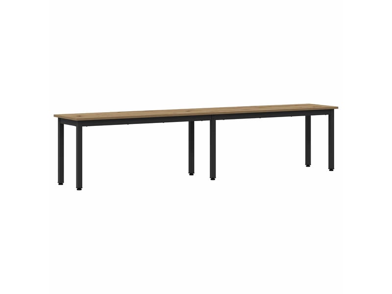 Banc d'entrée, banc d'intérieur chêne artisan 200x35x45 cm bois d'ingénierie  - Conforama A