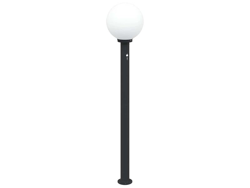  Borne lumineuse, lampadaire avec détecteur 120 cm noir ip44  - Conforama A