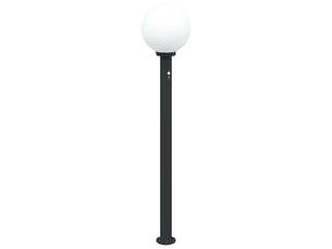 Borne lumineuse, lampadaire avec détecteur 120 cm noir ip44