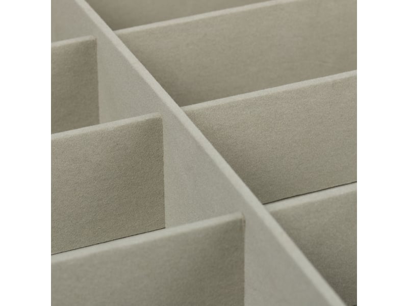  Boîte de rangement à lunettes design élégant et pratique pour 18 paires 22,5 x 33,5 x 19 cm en cuir artificiel noir 13_0008647  - Conforama D