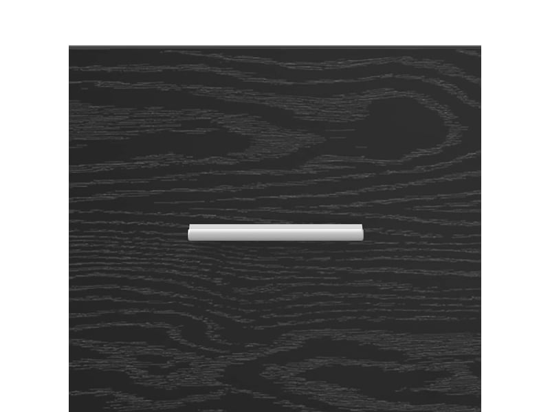 Tables de chevet - cabinet de chevet - table de nuit 2 pc chêne noir 40 x 30 x 60 cm  - Conforama E