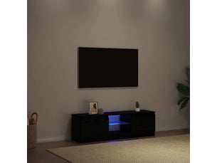 Meuble tv coloris noir 120 cm <strong></strong>  <strong></strong>
