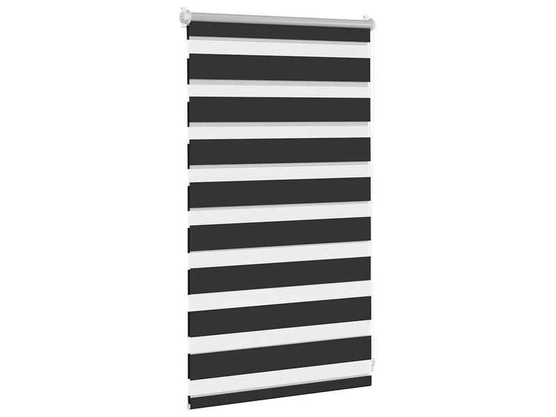 Store vénitien zébré, store de fenêtre 50,9 x 100 cm, largeur du tissu 46,7 cm, noir cf48230 - Conforama C