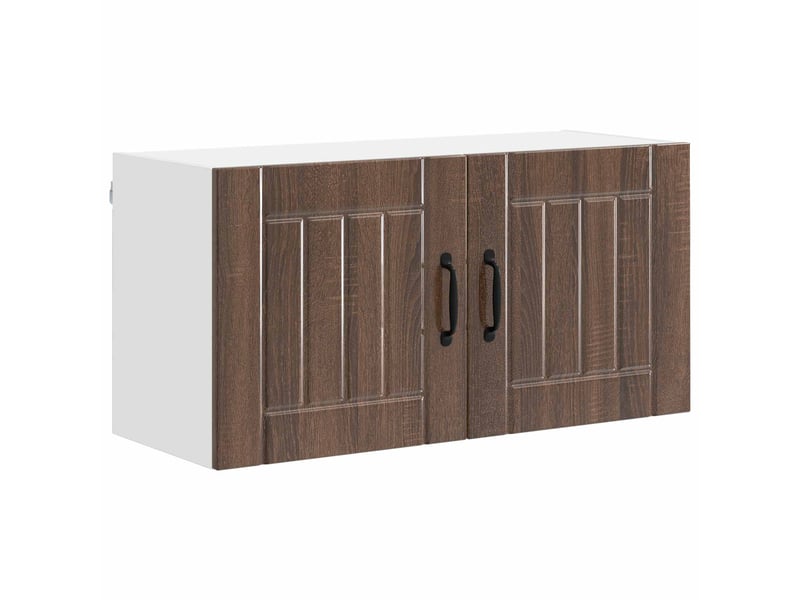 Meuble mural de cuisine, armoire de cuisine chêne brun 80x31x40cm bois d'ingénierie shl822 - Conforama A