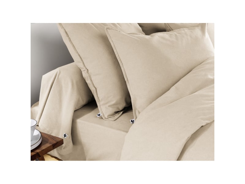 Drap housse candice toutes dimensions flanelle de coton l'effet papillon - Conforama D
