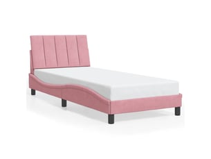 Lit simple 80x200 cm    coloris rose