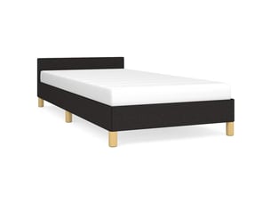 Lit simple 100x200 cm    coloris noir