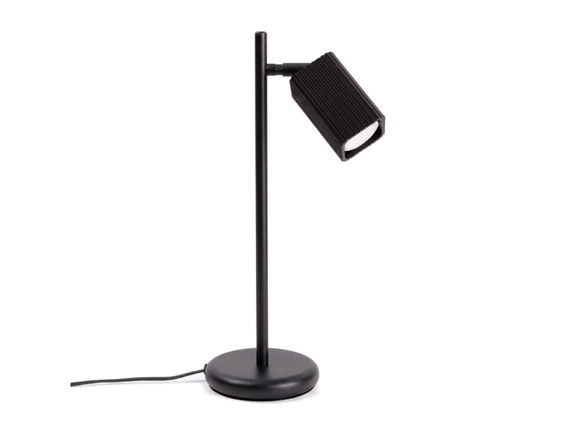 Lampe de table rayo noire aluminium moderne 43x14.5x14.5cm SL.3173 - Conforama A