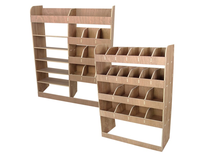  Étagère rangement en contreplaqué pour camionnette opel vivaro swb  12 équerres de fixation gratis 25473 - Conforama A