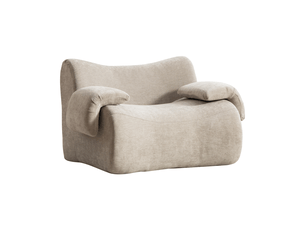 Canapé modulable en tissu chenille gris avec rangement intégré, design contemporain pour salon moderne