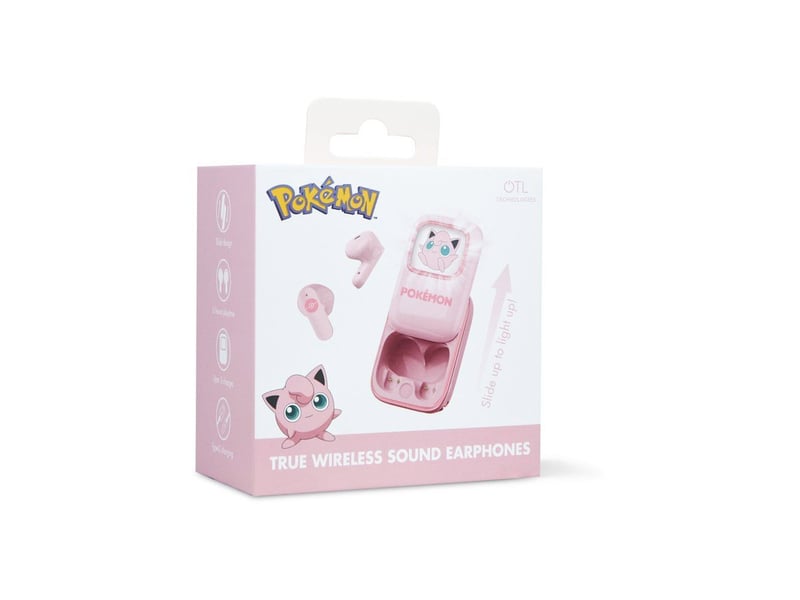  Ecouteurs tws jigglypuff roses boitier coulissant led OTL1728305875171 - Conforama B