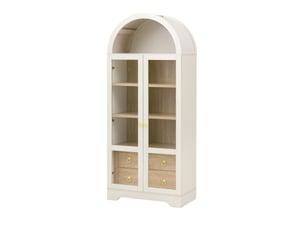 Buffet 2 porte(s) 2 tiroir(s) <strong></strong> <strong></strong> - 76.2 cm coloris blanc