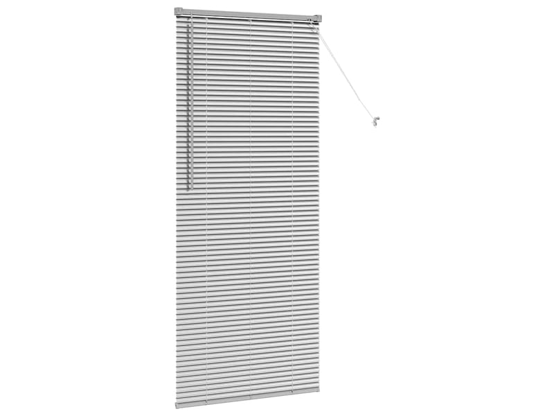 Store vénitien, store de fenêtre argenté 175 x 80 cm 25 mm aluminium cf47581 - Conforama E