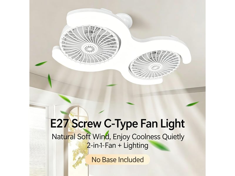  Double tête plafond – led – sans socle  - Conforama C