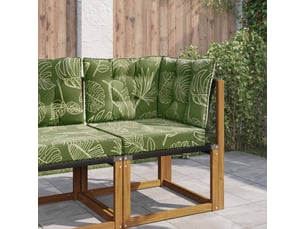 Coussin de canapé d'extérieur, coussin de chaise polyester modèle feuille cf54098