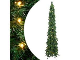 Sapin de noël, arbre de noël artificiel pré-éclairé avec 130 led 210 cm