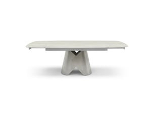 Table à manger extensible en céramique travertin travertin lace