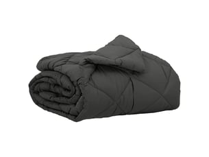 Duvet - couette d'été simple 200 x 155 cm été 200 gsm anthracite
