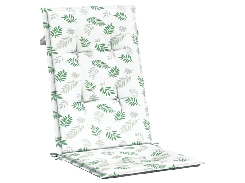 Lot de 2 coussins de chaise à dossier haut modèle de feuille cf32615 - Conforama E