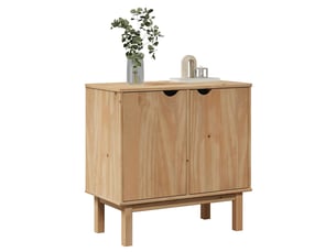 Armoire de couloir otta 75x40x75 cm bois de pin massif